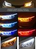 Car Ultra-Thin LED Light Strip - Daytime Running & Starting Flow Dual Ribbon Decorative