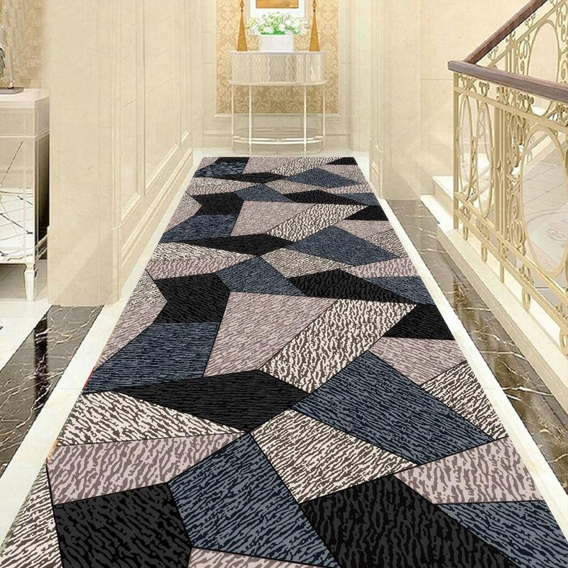 All Size Hallway Carpet Wedding Corridor Rug Stairs Carpet Home Floor Runners Rugs Hotel Entrance Aisle Floor Long Rug Bedroom