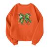 Children's Fashionable Lightweight Long-sleeved Round Neck Pullover With Pockets Printed Pullover