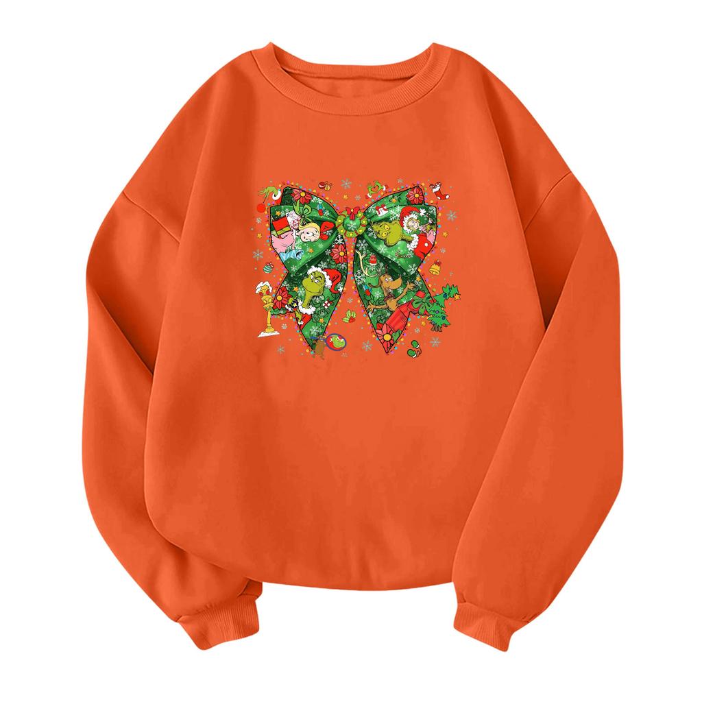 Children's Fashionable Lightweight Long-sleeved Round Neck Pullover With Pockets Printed Pullover