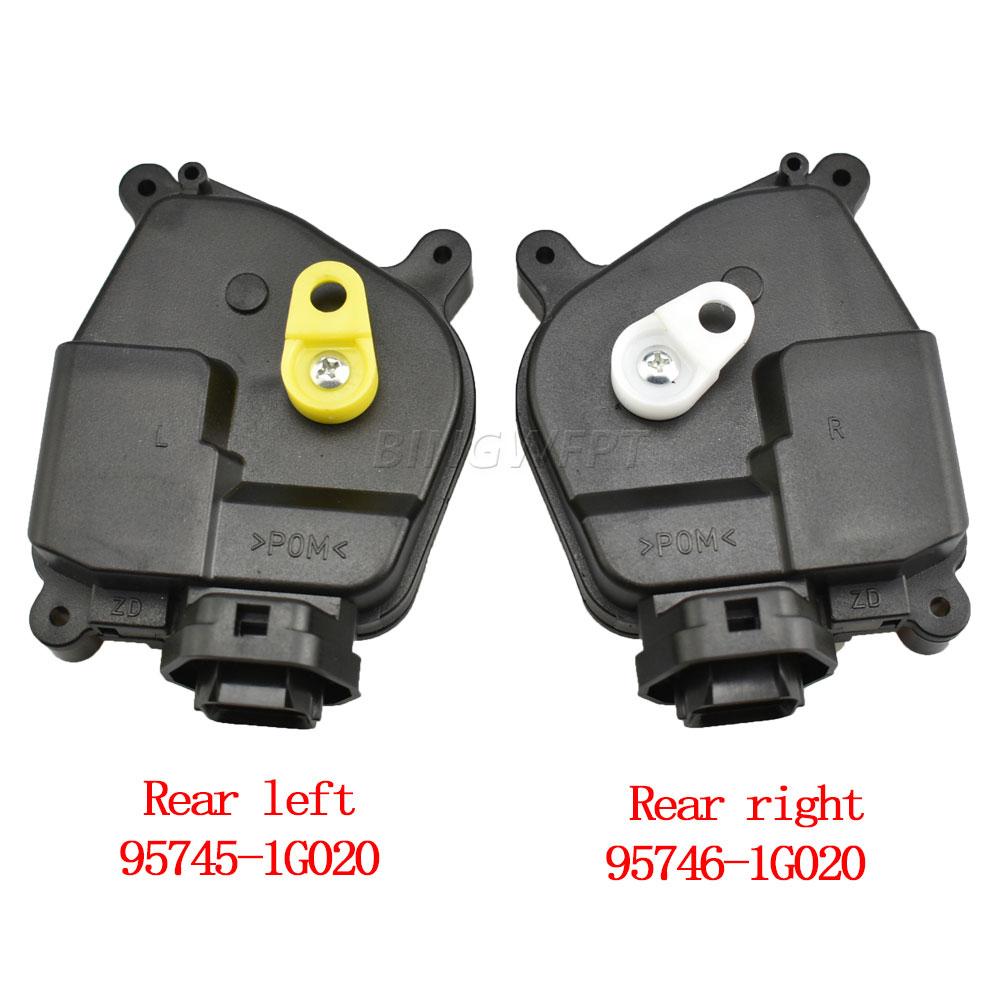 1Pair Rear Left/Right 95745-1G020 95746-1G020 Door Lock Actuator For Hyundai Accent 2007-2011 For Kia Rio(5) 2006-2011