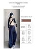 Women's High-Waisted Color Block Wide-Leg Sweatpants for Spring/Autumn 2026
