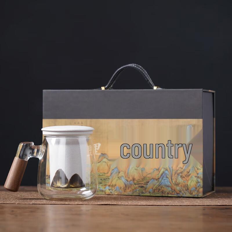 Wushiyuan Pinshan Glass Teacup with Ceramic Infuser