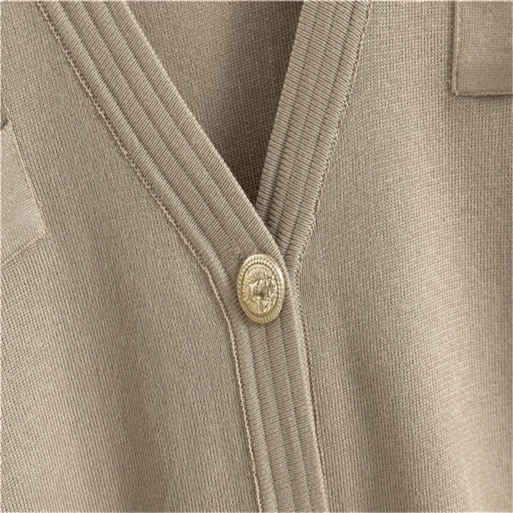 Cardigan Sweater Half Body Wrapped Hip Skirt Two Piece Set Women's Autumn And  Wnter Knitted Set