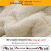 Women's Mid-Length Winter Cotton Coat with Genuine Fur Collar and Thick Velvet Padding