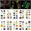 Spider Temporary Tattoo Sticker Realistic Waterproof Design Semi-Permanent Glow-in-the-darkScary Fake Tattoo for Halloween