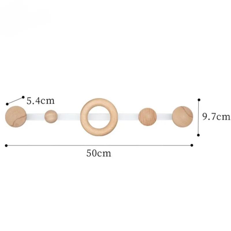 Настенный крючок для одежды Деревянные вешалки для одежды Вешалки для одежды Вешалка для сумок в прихожую Мебель для комнаты Внутренние полки Мебель белый 6630₽