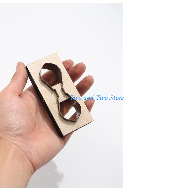 HX6F Scrapbook Embossing Wooden Die Cutting Leather Mold Keychain Cutting Mold CN