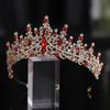 Hair Jewelry Baroque Crystal Crowns Shiny Ornament Bridal Headwear  Birthday Party