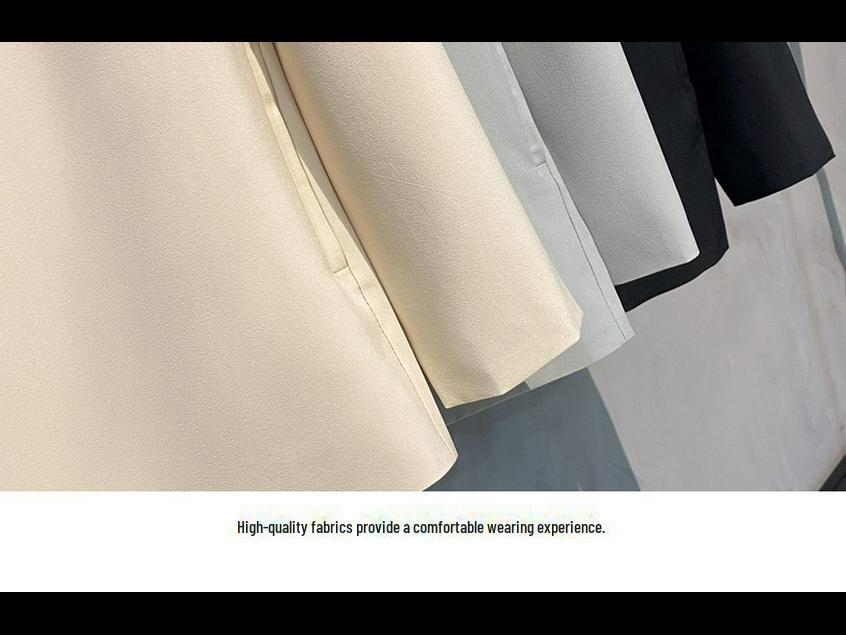 Men's Slim-Fit Casual Blazer - Spring, Korean Style, Versatile Solid Color.