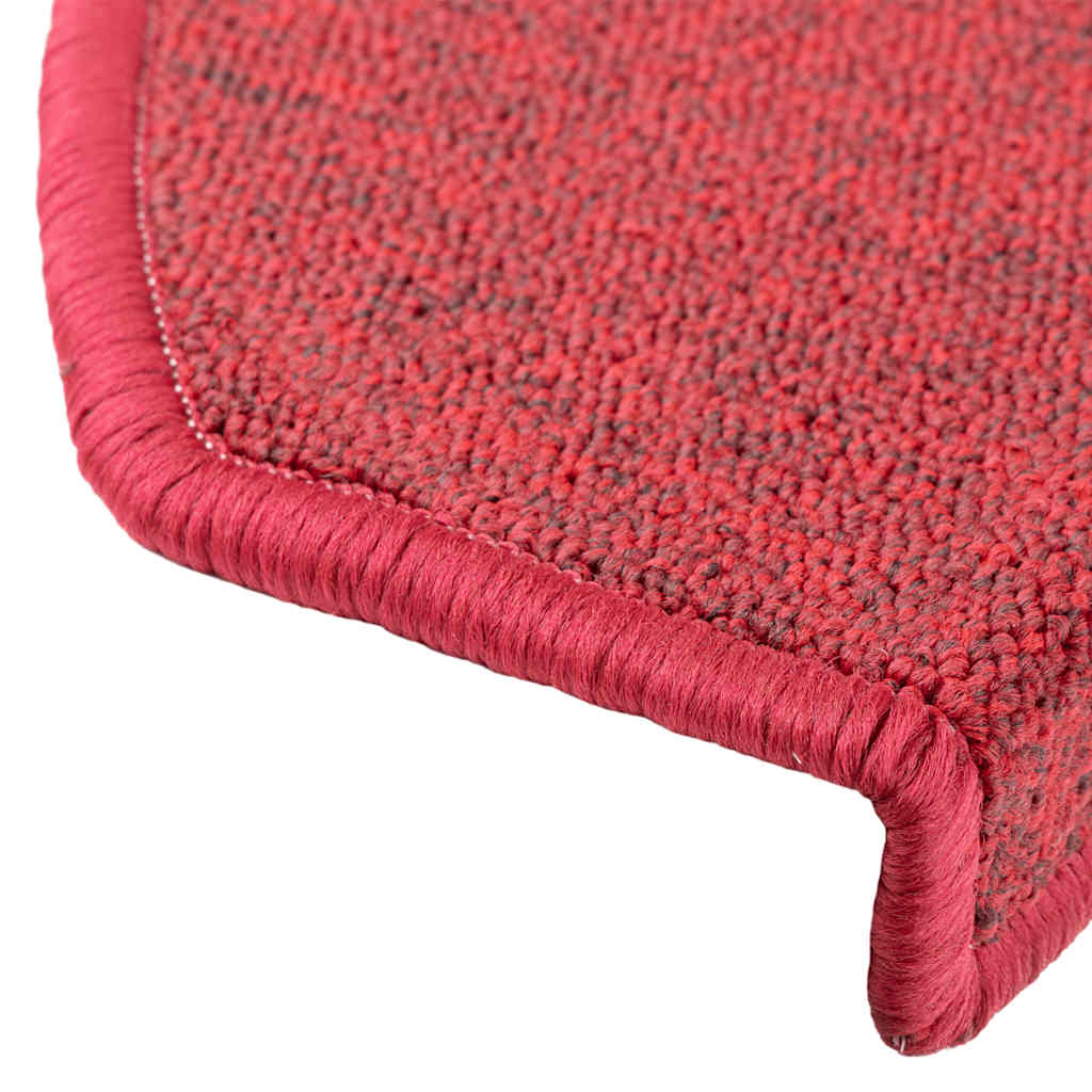 Step Mats 20 pcs. 65 x 24 x 4 cm Red Semi Circular Large
