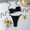 Sexy Thongs Solid Color Bikini Comfortable Women's Panties Triangle