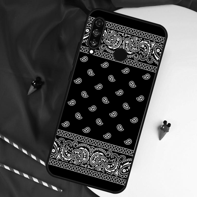 Royal Bandana Paisley For Huawei Nova 12s 11i 12i 7i 8i Y73 Y70 Y90 Y60 Y72 Y61 Y91 9 10 SE P30 Pro P40 Lite Case