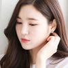 Jlauren 03M01886 Round Marcasite Silver Earrings [30301054]