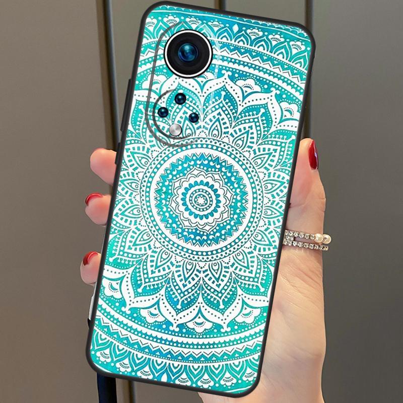 

Indian Floral Henna Mandala Case For Honor X8b X9b 90 70 50 Magic 5 Pro Magic 6 Lite X6 X7 X8 X9 X6a X7a X8a X9a Cover Honor X8 5G