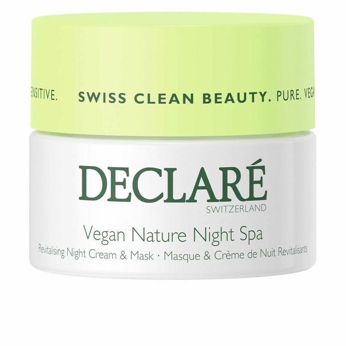 Masque crème revitalisant Vegan Nature Night Spa Declaré 50 ml 1 L SOIN ANTI-AGE - SOIN ANTI-RIDE