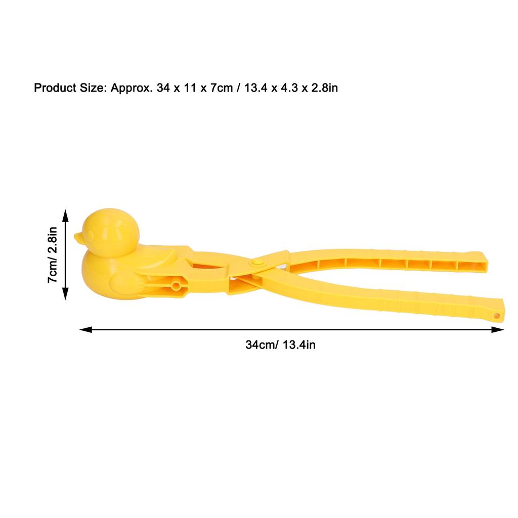 Schneeball Maker Ente Form Praktische Schnee Ball Form Clip mit Griff für Erwachsene Kinder Winter