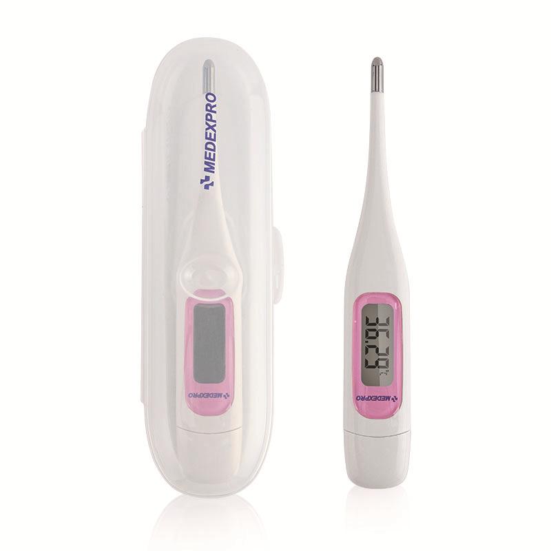Hard Head Digital Thermometer for Armpit Oral Use Female Basic Ovulation Detection Waterproof Celsius Fahrenheit Home Essential