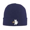 Trumpet Cat Warm Knitted Cap Hip Hop Bonnet Hat Autumn Winter Outdoor Beanies Hats for Unisex Adult