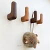 Perchero de Madera de Nogal Negro y Haya de Gama Alta Estilo Nórdico Japonés