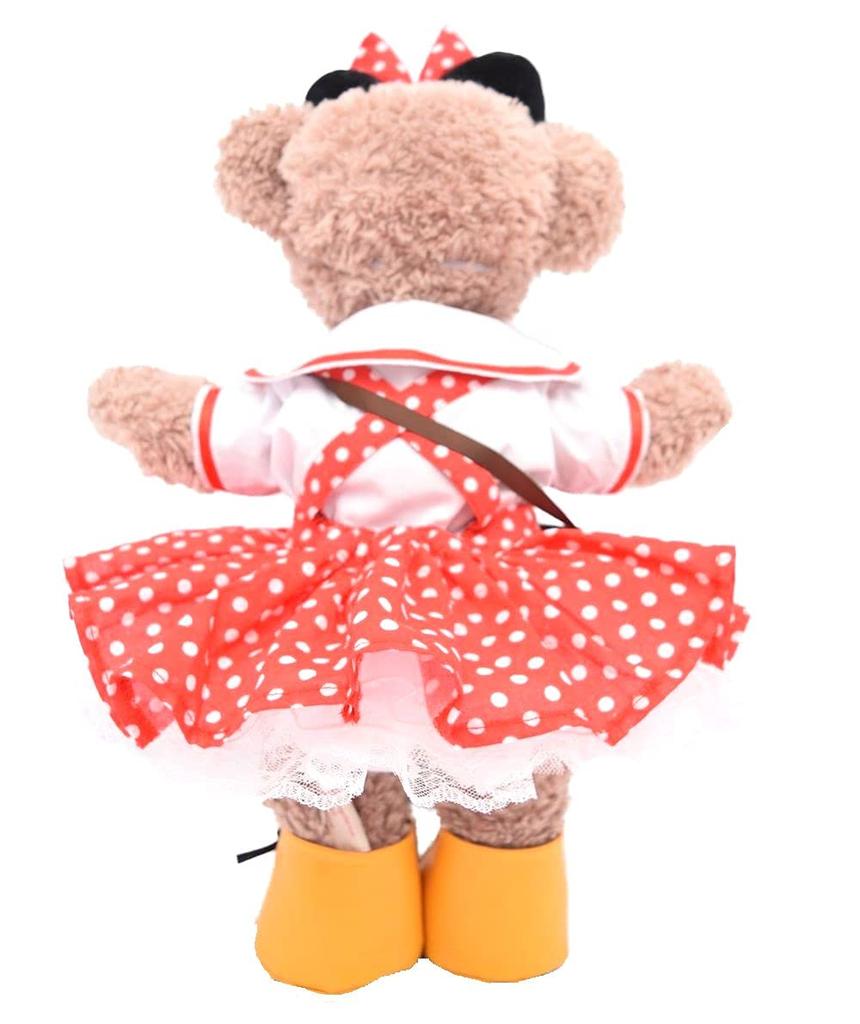 [Teddy Bear Mail Order Alice] ShellieMay Dress-Up Costume, Minnie Mouse Outing Costume (No Body), Size Small (ShellieMay)