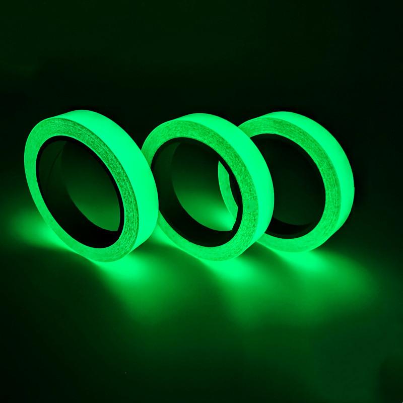 Leuchtband Leuchtband Grün Warnung Bodenlicht Lagerung Treppe Rutschfester Aufkleber Reflektierendes Fluoreszierendes Band