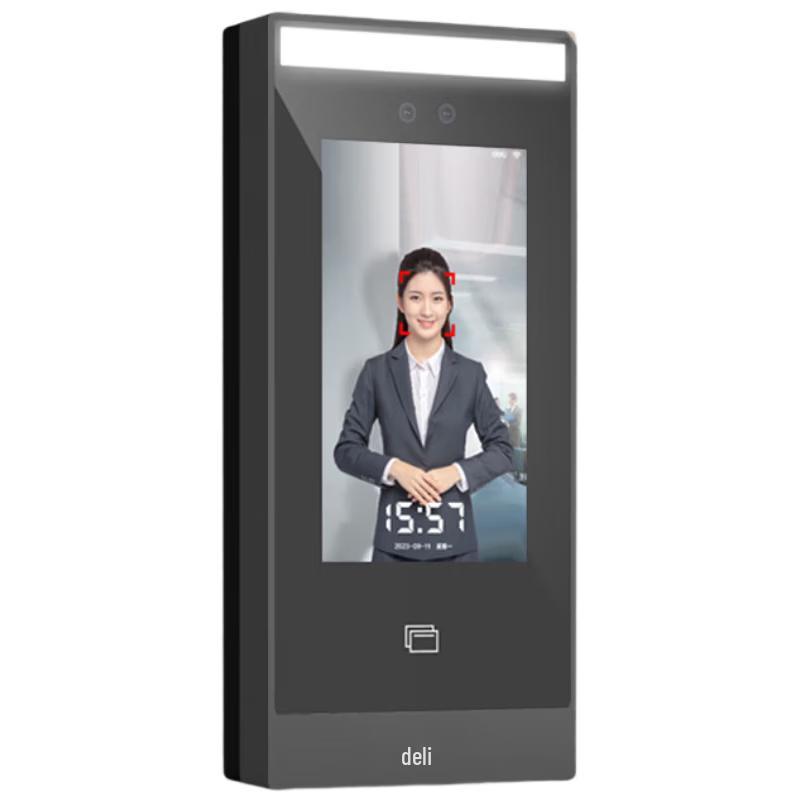 Deli Smart Biometric Time Clock & Access Control Terminal CN plug (adapter included)
