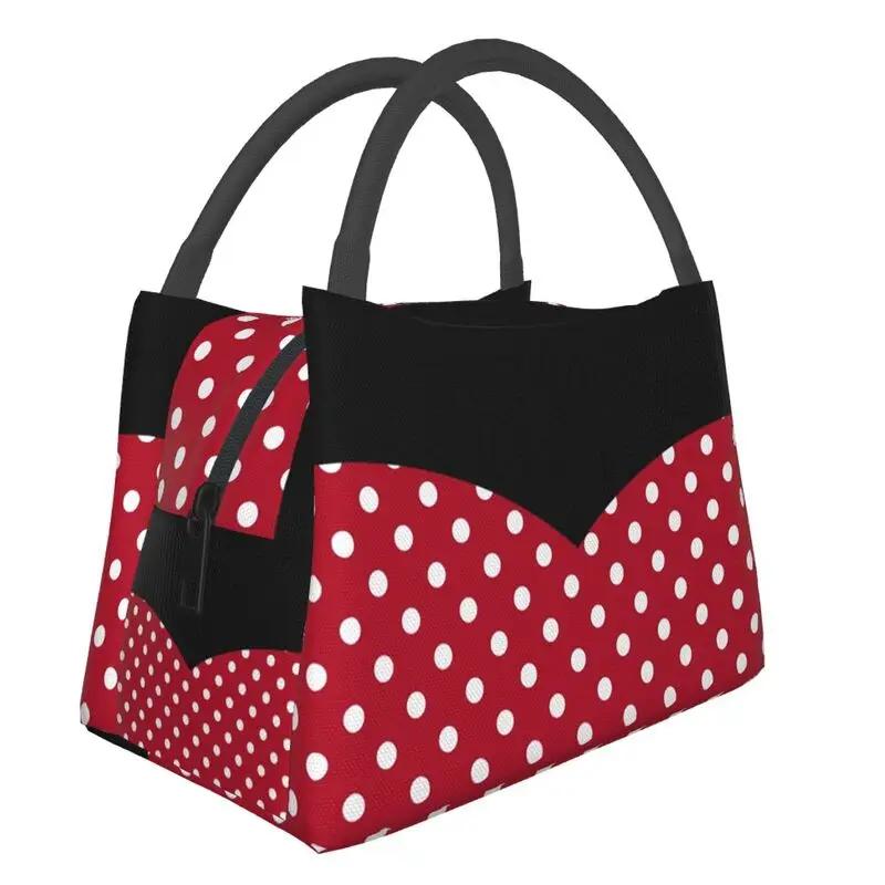 Diy Cute Print Washable Mask Cartoon Mouse Character Portable Lunch Box Women Leakproof Thermal Cooler Food Insulated Lunch Bag