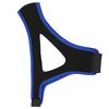 AntiSnoring Chin Strap Adjustable Breathable Stop Snoring Strap Jaw Support Belt(Black with Blue Edge )