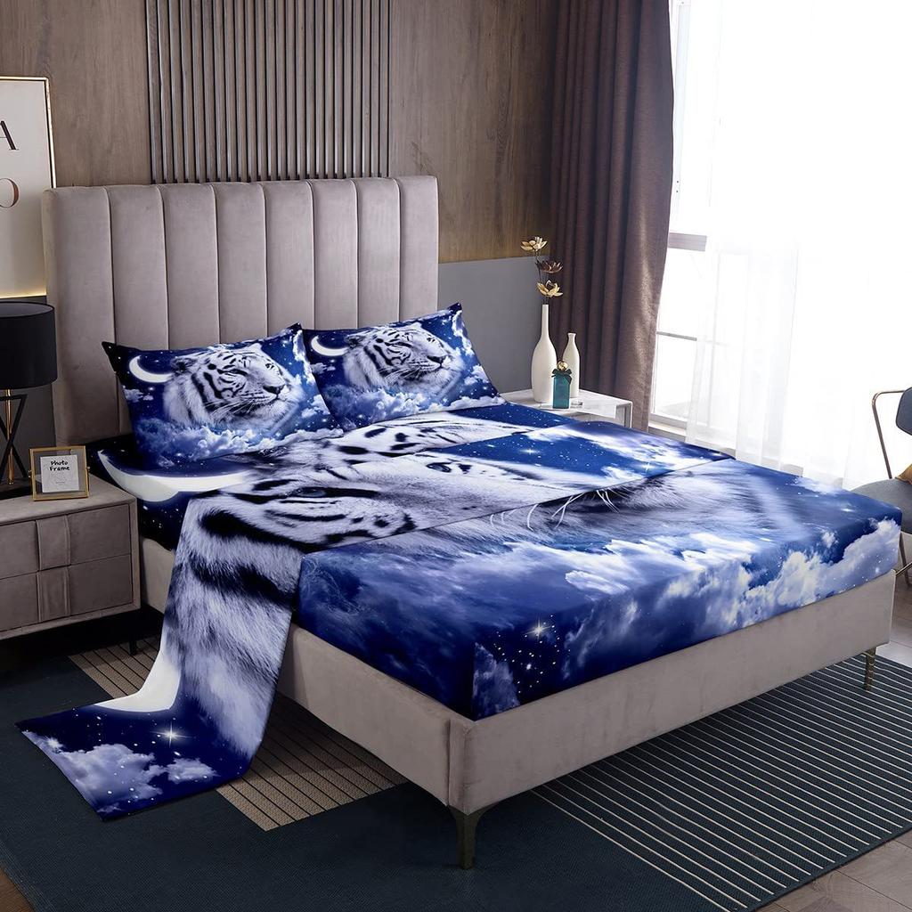 Gamepad pattern mattress four-piece digital printing bedroom room dormitory bedding decoration