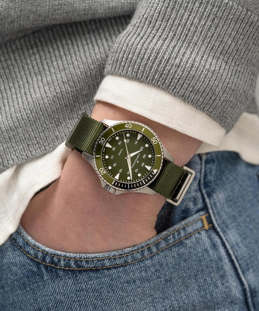 HAMILTON Watch Genuine Warranty Khaki Navy Scuba Quartz H82241961 Imported [Hamilton] Women's [Regular Product]