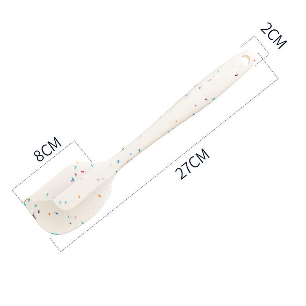 Food Grade Silicone Flexible Spatula Set of 2 for Baking, Scraping, Mixing BPA Free Nonstick Cooking Seamless & Dishwasher Safe