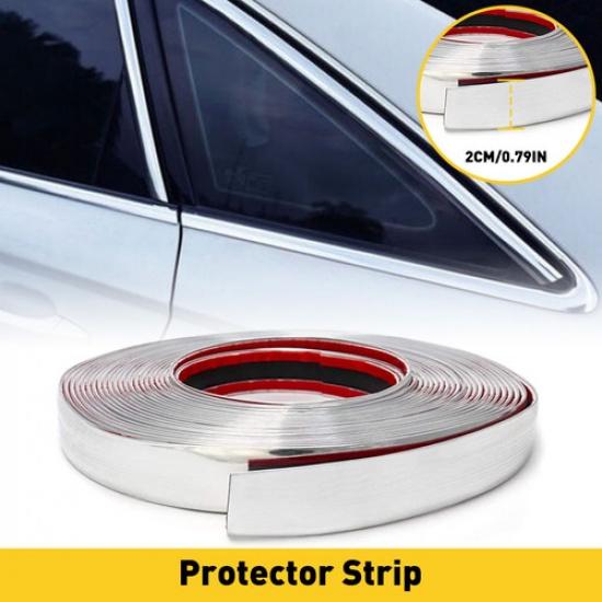 

New 3/4 Trim 16ft Chrome Molding Strip Decoration Car Body Door Side Protector