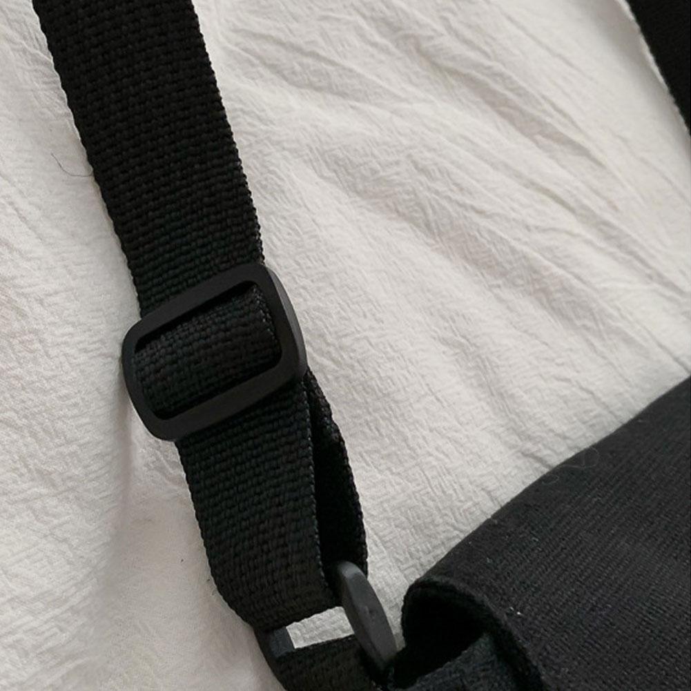 Pánská a dámská plátěná taška přes rameno Jižní Korea vyšívaná taška Star Postman Bag