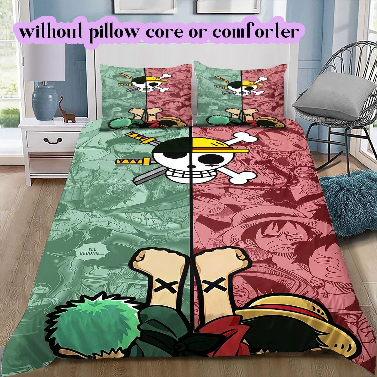

OnePiece anime Soft and Comfortable Duvet Cover, Children s Bedding Set Gift, Extra Large Size, Various Sizes Available 135x200cm