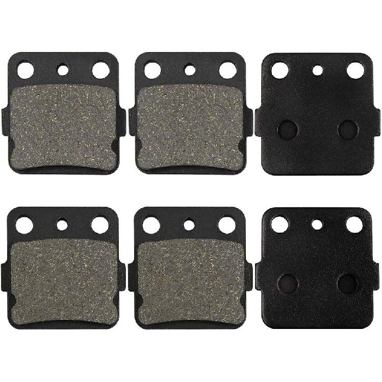 Yerbay Front and Rear Brake Pads for Yamaha Raptor 660 YFM660 2001-2004 Raptor 350 YFM350 2004-2010 for Honda TRX300 1993-2009 TRX 400 1999-2009 ATC