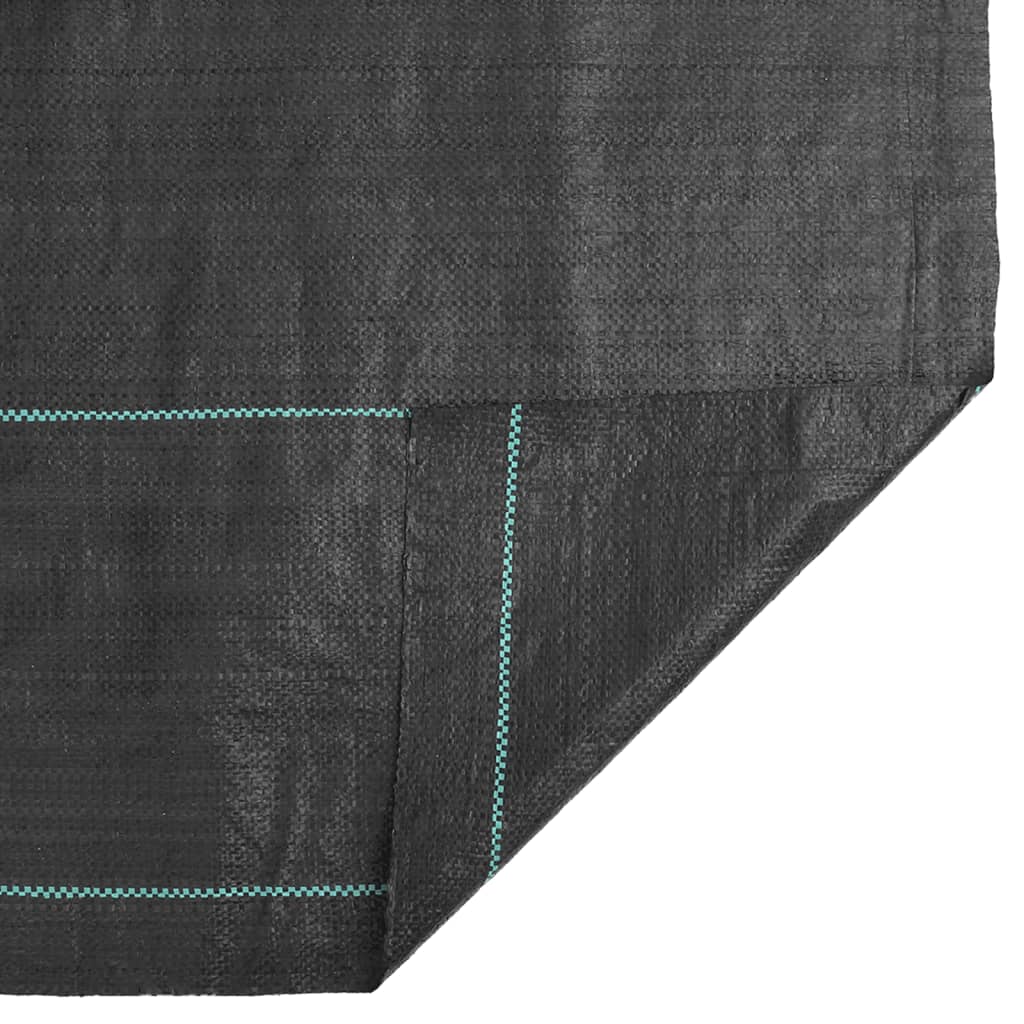 Vidaxl Agrowłóknina Antychwastowa, Czarna, 0,5X25 M, Pp
