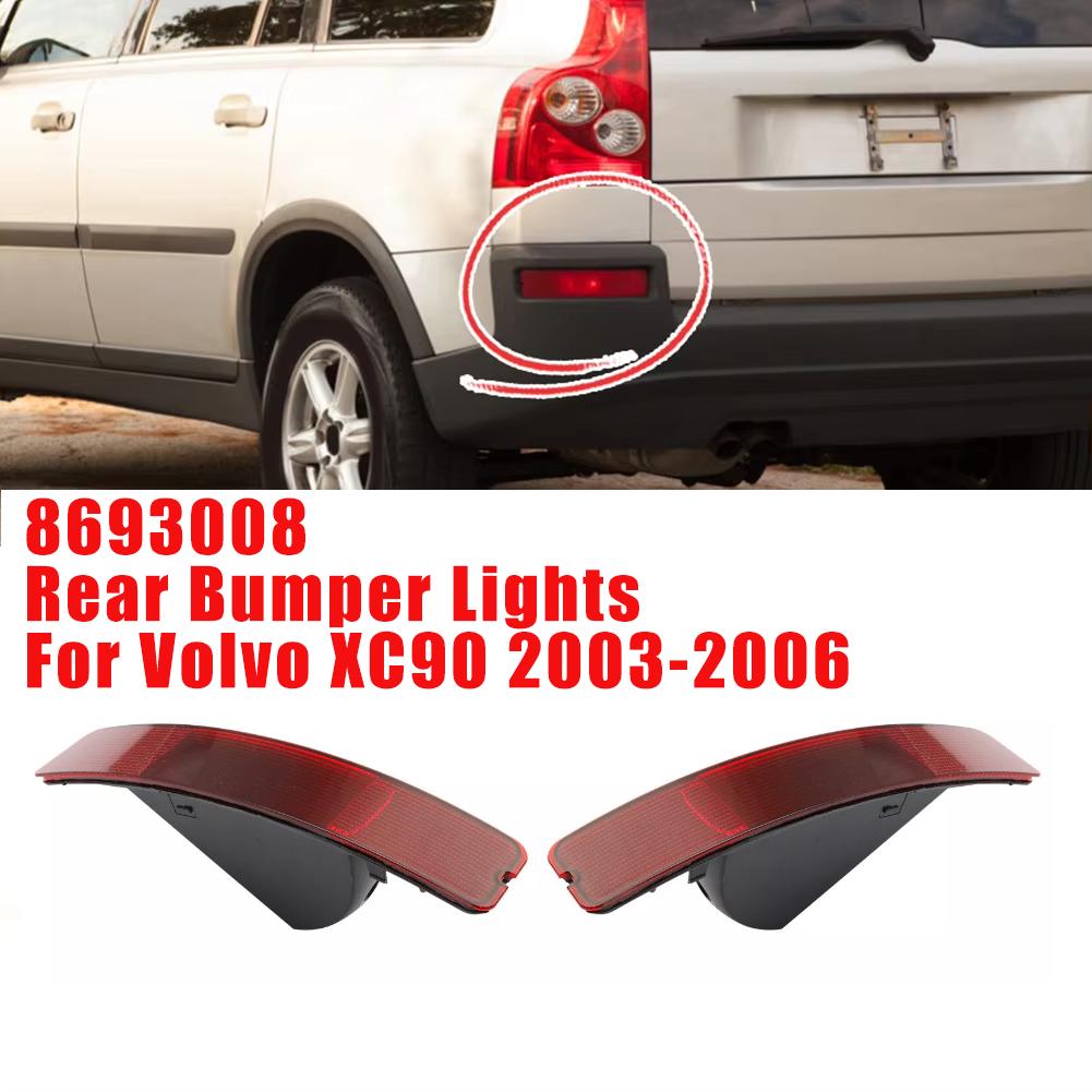 8693008 Rear Bumper Lights For Volvo XC90 2003-2006 Red Lens Tail Brake Light Fog Lamp Car Lights Accessories