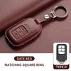 For Honda Civic 11th 2022 for Honda Civic Accord HR-V CR-V 2023 Key Fob Shell Accessories Leather Car Folding Key Cover Case