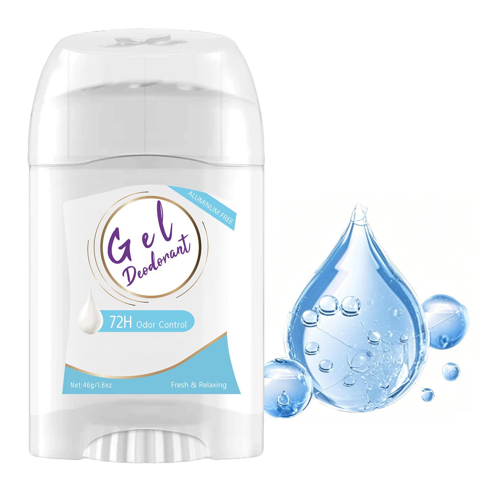 

Стойкий дезодорант-гель для мужчин и женщин, 72 часа контроля запаха, формула без алюминия и спирта, свежий аромат для комфорта на весь день One Size