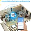 Smart Thermometer Hygrometer Tuya WiFi Temperature and Humidity Sensor With Backlight APP Remote Control Work with Tuya Alexa