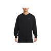 Nike Solo Swoosh Crew Neck Sweatshirt Men Tops Black DX0812-010