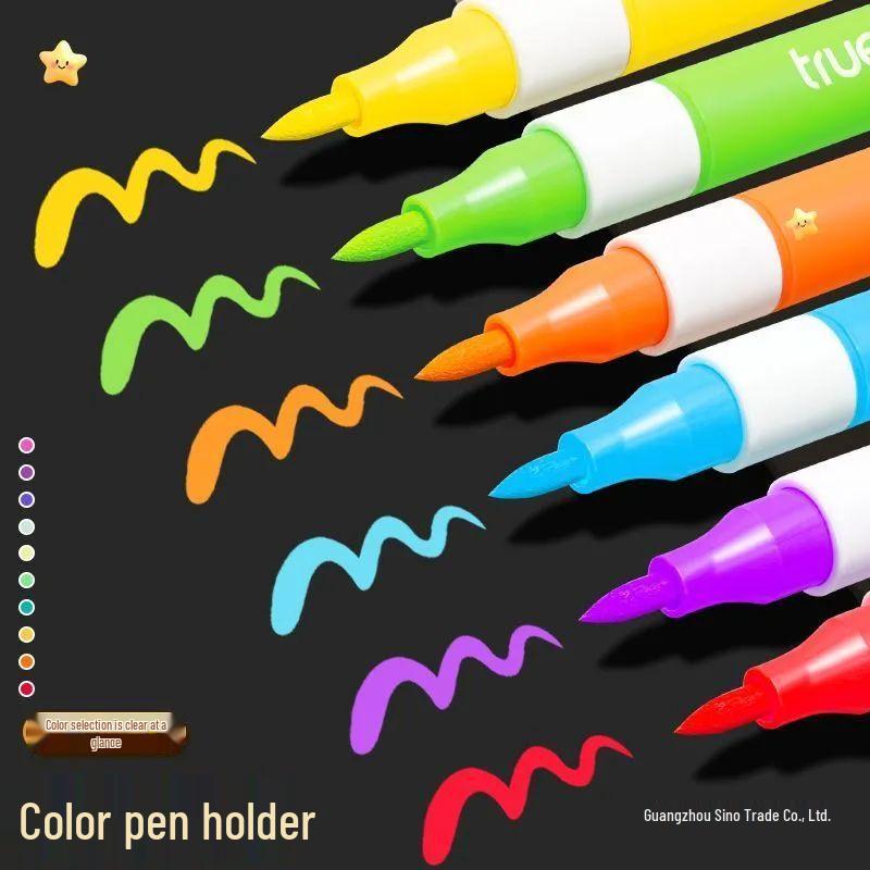 Acrylic Soft Tip Watercolor Pen for Kids - Non-Bleeding, Ideal for Layering on Special Paper.