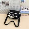 New Messenger Bag Women's Bag Simple Bow Small Square Bag Casual Going Out Mobile Phone Bag Water Cup Bag Tide