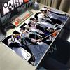 HD Printing Black and White Mouse Pad Anime Large Mousepad Bleach Manga Desk Mats Laptop Office Rubber Pc Gaming Non-Slip Carpet