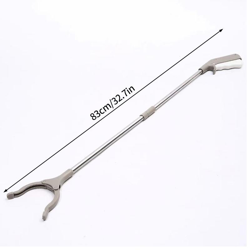 

Бытовой зажим для мусора для бассейна из нержавеющей стали, удлиненный сборщик мусора, многофункциональный инструмент для уборки мусора в санитарных целях