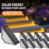 Luces Solares para Escaleras de Bloque Comercial, Luces para Patio Controladas por Luz, Luces Triangulares para Escaleras, Decoración de Patio, Jardín, Camino, Porche