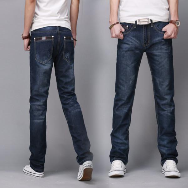 Summer Thin Section Long Trousers Men's Jeans Men Straight Loose Loose Casual Slim Trend Versatile Spring and Autumn New Models