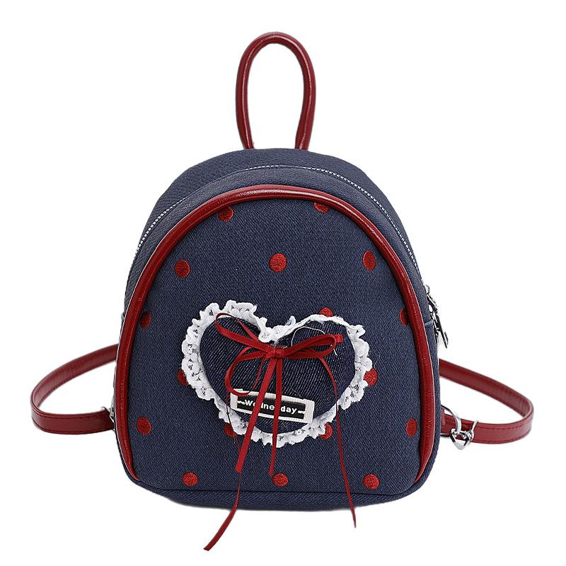 Foreign-style Exquisite Mini Backpack 2025 New Trend Korean Version Niche Love Ballet Girl Travel Backpack