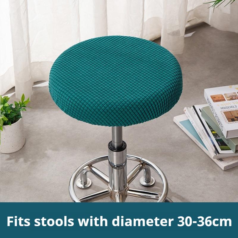 Round Stool Bar Stool Cover Beauty Salon Lift Chair Round Stool Cover Round Cover Chair Table Cushion Round Protective Cover